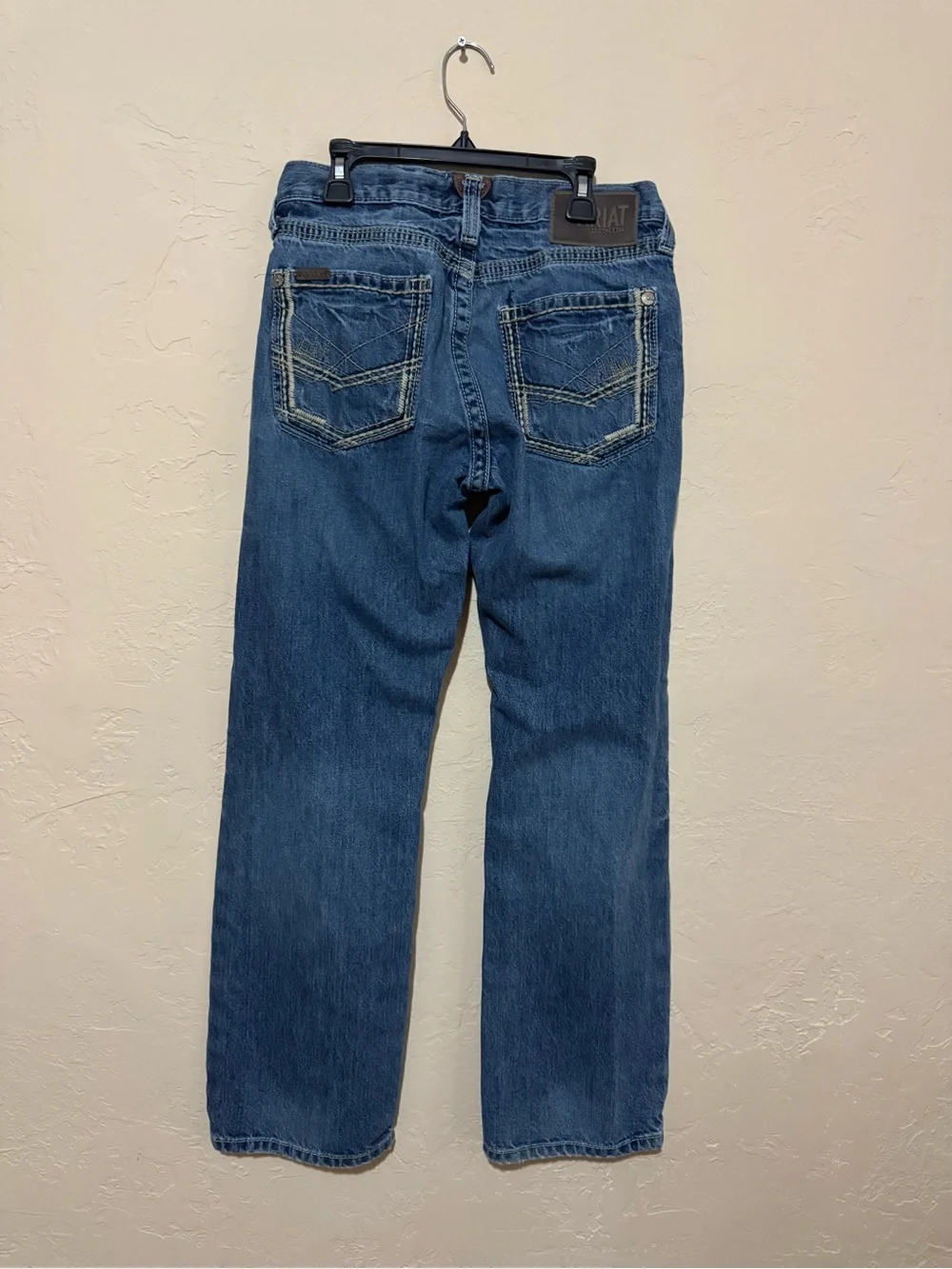Ariat Men's Straight Leg Blue Work Jeans